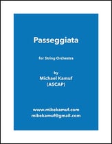 Passeggiata Orchestra sheet music cover